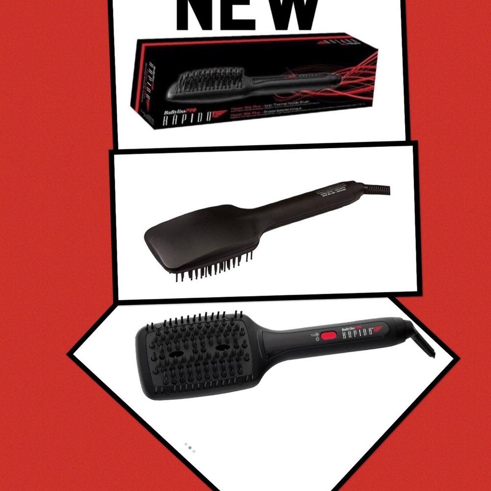 BaBylissPRO Rapido Thermal Brush Smooth Hair NEW